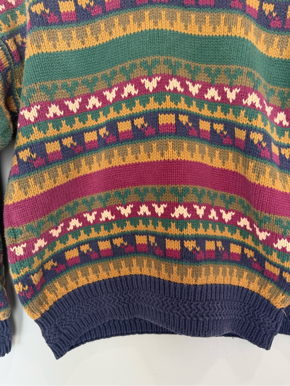 Vintage GANT Fair Isle Grandpaโ Sweater | Cottagecore Knit - Picture 2 of 5